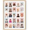 image:imageHaus and Hues Feminist Wall Art  Inspirational Feminist Poster for Room Aesthetic Famous Women in History Poster Frameable Motivational Wall Art for Office Classroom and Dorm Beige Frame 16x20Beige