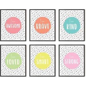 image:imageHAUS AND HUES Kids Aspirational Art Print Set of 68x10