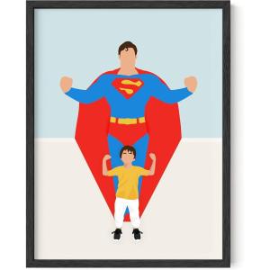 image:imageHAUS AND HUES Superman Art Print Individual  12x16