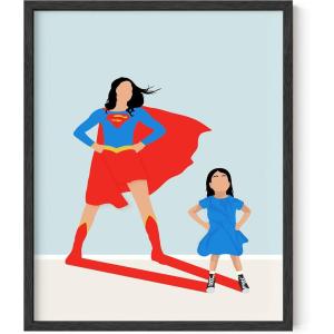 image:imageHAUS AND HUES Superwoman Art Print Individual  16x20