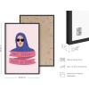 image:imageHAUS AND HUES Mean Girls Poster  Pink Wall Art Mean Girls Quotes Preppy Wall Art Pink Posters Pink Posters for Room Aesthetic Cute Preppy Room Decor Light Pink Pictures Framed Black 24 x 36