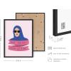 image:imageHAUS AND HUES Mean Girls Poster  Pink Wall Art Mean Girls Quotes Preppy Wall Art Pink Posters Pink Posters for Room Aesthetic Cute Preppy Room Decor Light Pink Pictures Decor BLACK FRAMED 12x16