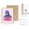 image:imageHAUS AND HUES Mean Girls Poster  Pink Wall Art Mean Girls Quotes Preppy Wall Art Pink Posters Pink Posters for Room Aesthetic Cute Preppy Room Decor Light Pink Pictures Decor BEIGE FRAMED 12x16