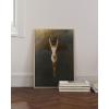 image:imageHAUS AND HUES Van Gogh Skeleton with Cigarette Poster  Gothic Skull Art Dark Academia Decor Beige Frame 24x36Bat Woman