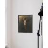 image:imageHAUS AND HUES Van Gogh Skeleton with Cigarette Poster  Gothic Skull Art Dark Academia Decor Beige Frame 24x36Bat Woman