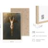image:imageHAUS AND HUES Van Gogh Skeleton with Cigarette Poster  Gothic Skull Art Dark Academia Decor Beige Frame 24x36Bat Woman