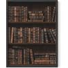 image:imageHAUS AND HUES Van Gogh Skeleton with Cigarette Poster  Gothic Skull Art Dark Academia Decor Beige Frame 24x36Bookshelf