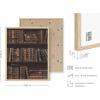 image:imageHAUS AND HUES Van Gogh Skeleton with Cigarette Poster  Gothic Skull Art Dark Academia Decor Beige Frame 24x36Bookshelf