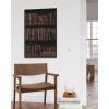 image:imageHAUS AND HUES Van Gogh Skeleton with Cigarette Poster  Gothic Skull Art Dark Academia Decor Beige Frame 24x36Bookshelf