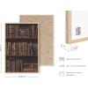 image:imageHAUS AND HUES Van Gogh Skeleton with Cigarette Poster  Gothic Skull Art Dark Academia Decor Beige Frame 24x36Bookshelf