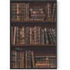 image:imageHAUS AND HUES Van Gogh Skeleton with Cigarette Poster  Gothic Skull Art Dark Academia Decor Beige Frame 24x36Bookshelf