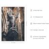 image:imageHAUS AND HUES Van Gogh Skeleton with Cigarette Poster  Gothic Skull Art Dark Academia Decor Beige Frame 24x36Dark Statue
