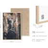 image:imageHAUS AND HUES Van Gogh Skeleton with Cigarette Poster  Gothic Skull Art Dark Academia Decor Beige Frame 24x36Dark Statue