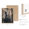 image:imageHAUS AND HUES Van Gogh Skeleton with Cigarette Poster  Gothic Skull Art Dark Academia Decor Beige Frame 24x36Dark Statue