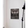 image:imageHAUS AND HUES Van Gogh Skeleton with Cigarette Poster  Gothic Skull Art Dark Academia Decor Beige Frame 24x36Renaissance Library