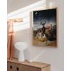 image:imageHAUS AND HUES Van Gogh Skeleton with Cigarette Poster  Gothic Skull Art Dark Academia Decor Beige Frame 24x36Sabbath of the Witches
