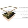 image:imageHAUS AND HUES Van Gogh Skeleton with Cigarette Poster  Gothic Skull Art Dark Academia Decor Beige Frame 24x36Skull