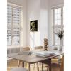 image:imageHAUS AND HUES Van Gogh Skeleton with Cigarette Poster  Gothic Skull Art Dark Academia Decor Beige Frame 24x36Skull