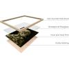 image:imageHAUS AND HUES Van Gogh Skeleton with Cigarette Poster  Gothic Skull Art Dark Academia Decor Beige Frame 24x36Skull