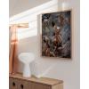 image:imageHAUS AND HUES Van Gogh Skeleton with Cigarette Poster  Gothic Skull Art Dark Academia Decor Beige Frame 24x36Witches Going to Sabbath