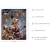 image:imageHAUS AND HUES Van Gogh Skeleton with Cigarette Poster  Gothic Skull Art Dark Academia Decor Beige Frame 24x36Witches Going to Sabbath