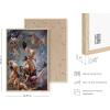 image:imageHAUS AND HUES Van Gogh Skeleton with Cigarette Poster  Gothic Skull Art Dark Academia Decor Beige Frame 24x36Witches Going to Sabbath