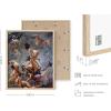 image:imageHAUS AND HUES Van Gogh Skeleton with Cigarette Poster  Gothic Skull Art Dark Academia Decor Beige Frame 24x36Witches Going to Sabbath