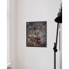 image:imageHAUS AND HUES Van Gogh Skeleton with Cigarette Poster  Gothic Skull Art Dark Academia Decor Beige Frame 24x36Witches Going to Sabbath