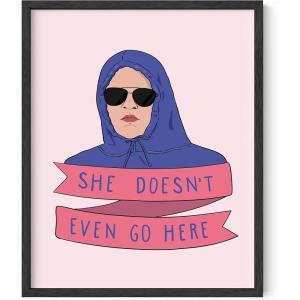 image:imageHAUS AND HUES Mean Girls Poster  Pink Wall Art Mean Girls Quotes Preppy Wall Art Pink Posters Pink Posters for Room Aesthetic Cute Preppy Room Decor Light Pink Pictures Decor 16x20 Unframed