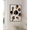 image:imageHAUS AND HUES African American Women Wall Art  Black Art Paintings African Art Decor Black Women Collage Poster for Bedroom or Living Room Beige Frame 16x20Hairstyle