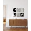 image:imageHAUS AND HUES Black Abstract Wall Art  Set of 6 Modern Black and Gray Line Art Prints Minimalist Geometric Abstract Art for Wall Decor Unframed 16x20Black  Beige Set of 6