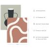 image:imageHAUS AND HUES Black Abstract Wall Art  Set of 6 Modern Black and Gray Line Art Prints Minimalist Geometric Abstract Art for Wall Decor Unframed 16x20Bohemian Gallery