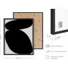 image:imageHAUS AND HUES Black Abstract Wall Art  Set of 6 Modern Black and Gray Line Art Prints Minimalist Geometric Abstract Art for Wall Decor Unframed 16x20Black  Beige Set of 6