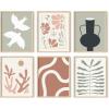 image:imageHAUS AND HUES Black Abstract Wall Art  Set of 6 Modern Black and Gray Line Art Prints Minimalist Geometric Abstract Art for Wall Decor Unframed 16x20Bohemian Gallery