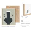 image:imageHAUS AND HUES Black Abstract Wall Art  Set of 6 Modern Black and Gray Line Art Prints Minimalist Geometric Abstract Art for Wall Decor Unframed 16x20Bohemian Gallery
