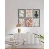 image:imageHAUS AND HUES Black Abstract Wall Art  Set of 6 Modern Black and Gray Line Art Prints Minimalist Geometric Abstract Art for Wall Decor Unframed 16x20Bohemian Gallery