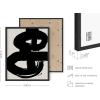 image:imageHAUS AND HUES Black Abstract Wall Art  Set of 6 Modern Black and Gray Line Art Prints Minimalist Geometric Abstract Art for Wall Decor Unframed 16x20Black  Beige Set of 6