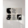 image:imageHAUS AND HUES Black Abstract Wall Art  Set of 6 Modern Black and Gray Line Art Prints Minimalist Geometric Abstract Art for Wall Decor Unframed 16x20Black  Beige Set of 6