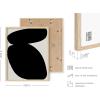 image:imageHAUS AND HUES Black Abstract Wall Art  Set of 6 Modern Black and Gray Line Art Prints Minimalist Geometric Abstract Art for Wall Decor Unframed 16x20Black  Beige Set of 6