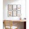 image:imageHAUS AND HUES Black Abstract Wall Art  Set of 6 Modern Black and Gray Line Art Prints Minimalist Geometric Abstract Art for Wall Decor Unframed 16x20Cream Gallery
