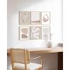 image:imageHAUS AND HUES Black Abstract Wall Art  Set of 6 Modern Black and Gray Line Art Prints Minimalist Geometric Abstract Art for Wall Decor Unframed 16x20Cream Gallery