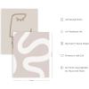 image:imageHAUS AND HUES Black Abstract Wall Art  Set of 6 Modern Black and Gray Line Art Prints Minimalist Geometric Abstract Art for Wall Decor Unframed 16x20Cream Gallery