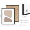 image:imageHAUS AND HUES Black Abstract Wall Art  Set of 6 Modern Black and Gray Line Art Prints Minimalist Geometric Abstract Art for Wall Decor Unframed 16x20Cream Gallery