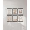 image:imageHAUS AND HUES Black Abstract Wall Art  Set of 6 Modern Black and Gray Line Art Prints Minimalist Geometric Abstract Art for Wall Decor Unframed 16x20Cream Gallery