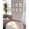 image:imageHAUS AND HUES Black Abstract Wall Art  Set of 6 Modern Black and Gray Line Art Prints Minimalist Geometric Abstract Art for Wall Decor Unframed 16x20Cream Gallery
