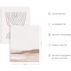 image:imageHAUS AND HUES Black Abstract Wall Art  Set of 6 Modern Black and Gray Line Art Prints Minimalist Geometric Abstract Art for Wall Decor Unframed 16x20Cream Gallery