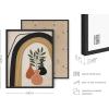 image:imageHAUS AND HUES Black Abstract Wall Art  Set of 6 Modern Black and Gray Line Art Prints Minimalist Geometric Abstract Art for Wall Decor Unframed 16x20Midcentury Terracotta