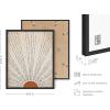 image:imageHAUS AND HUES Black Abstract Wall Art  Set of 6 Modern Black and Gray Line Art Prints Minimalist Geometric Abstract Art for Wall Decor Unframed 16x20Midcentury Terracotta