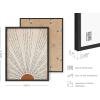 image:imageHAUS AND HUES Black Abstract Wall Art  Set of 6 Modern Black and Gray Line Art Prints Minimalist Geometric Abstract Art for Wall Decor Unframed 16x20Midcentury Terracotta