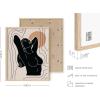 image:imageHAUS AND HUES Black Abstract Wall Art  Set of 6 Modern Black and Gray Line Art Prints Minimalist Geometric Abstract Art for Wall Decor Unframed 16x20Midcentury Woman